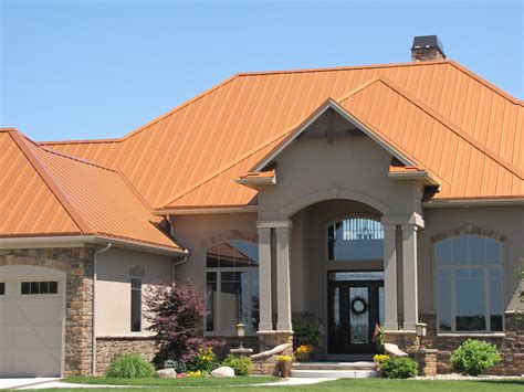 metal roof with pink stucco house|metal roof paint styles.